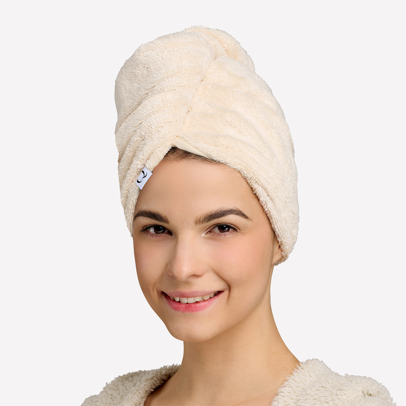 Turban-Handtuch Vegansilk – Bild 6