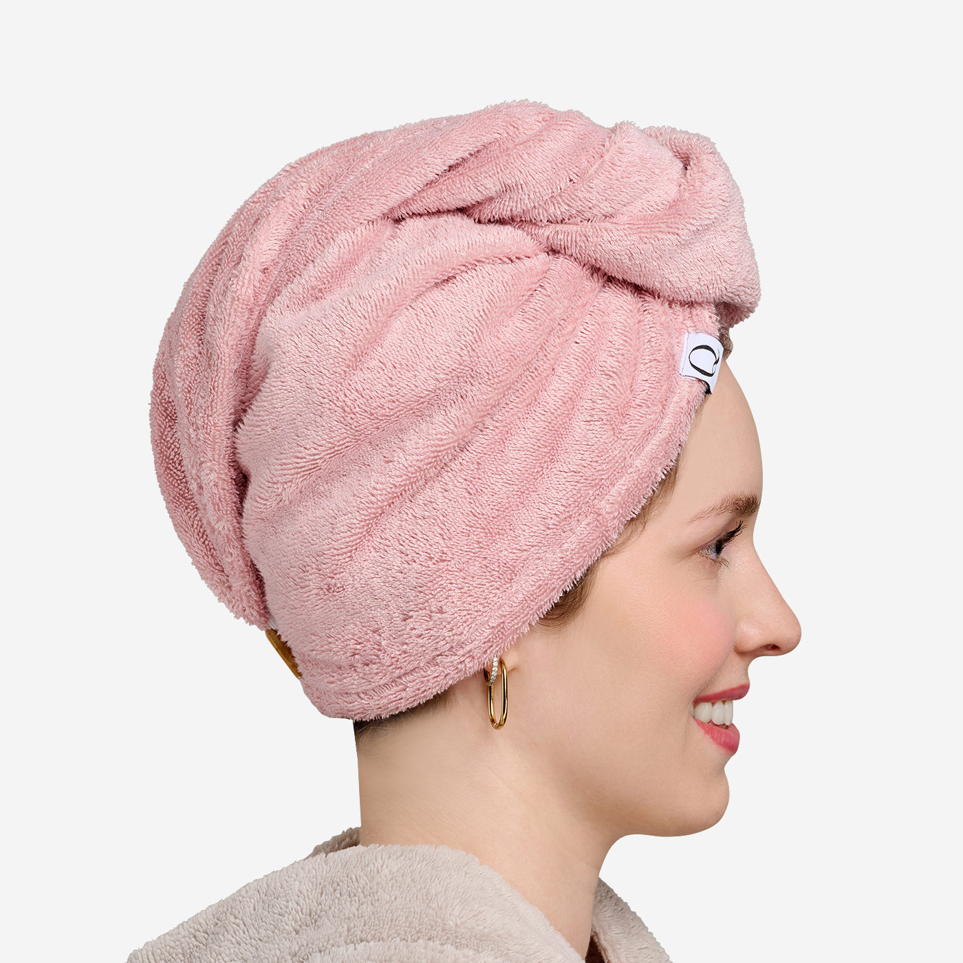 Turban-Handtuch Vegansilk – Bild 9